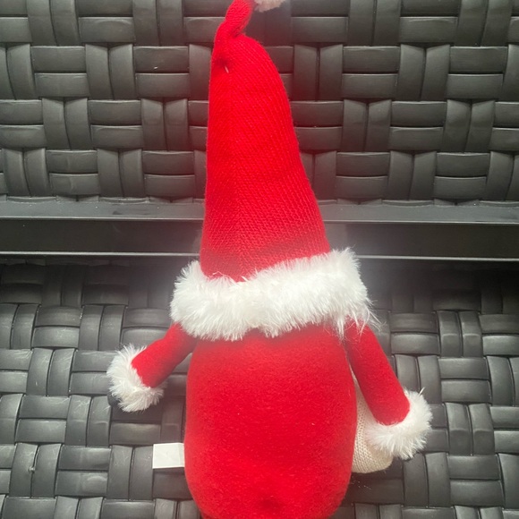 Christmas Gnome With Tree Red Suit Plush Stuffed Home Decor NWT 13 Inches NWOT - Picture 4 of 4